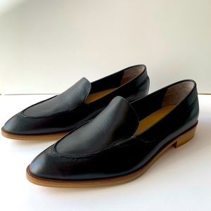 Everlane Modern Point Loafer Black